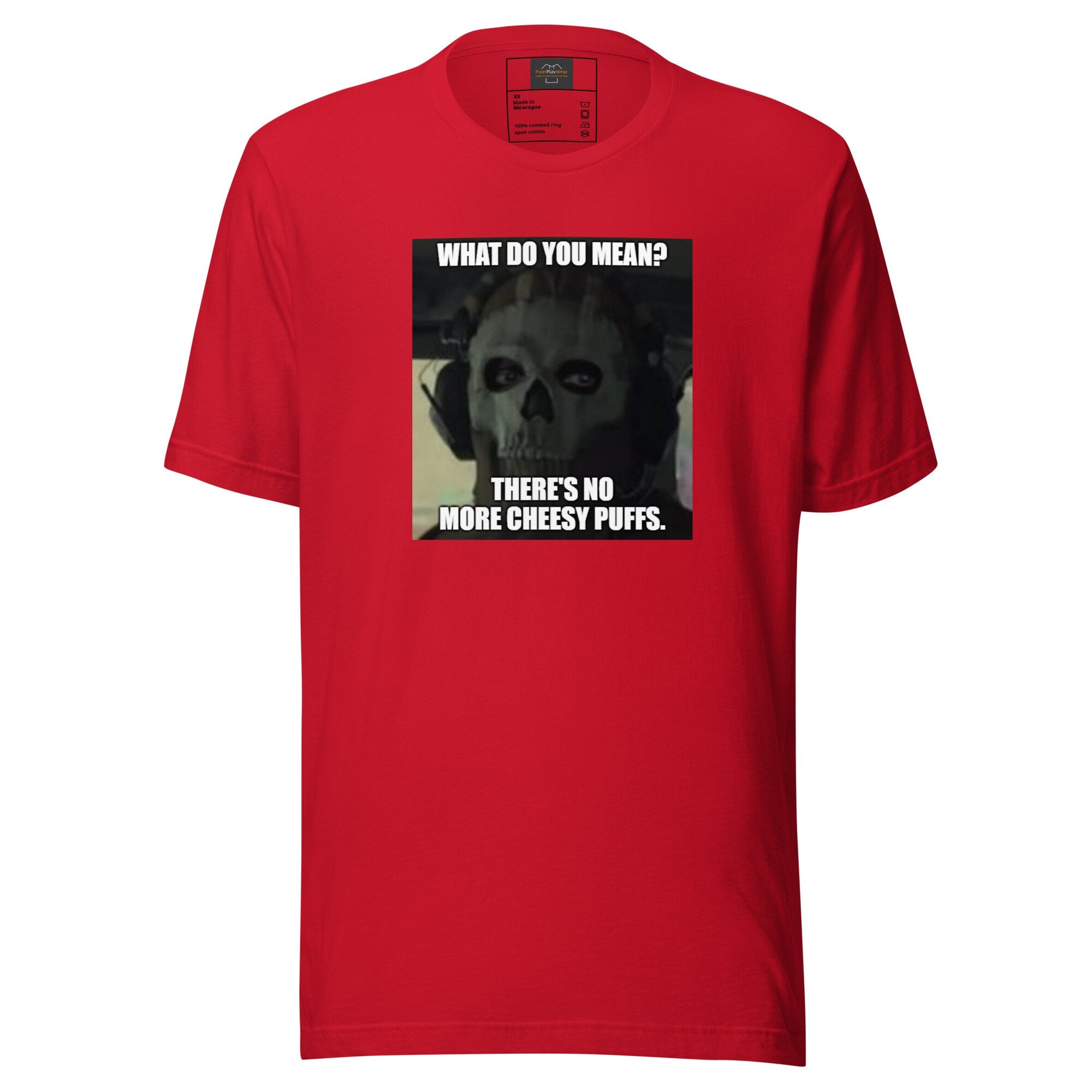 Call of Duty | MW2 Ghost's Gaze, "No More Cheesy Puffs", T-Shirt