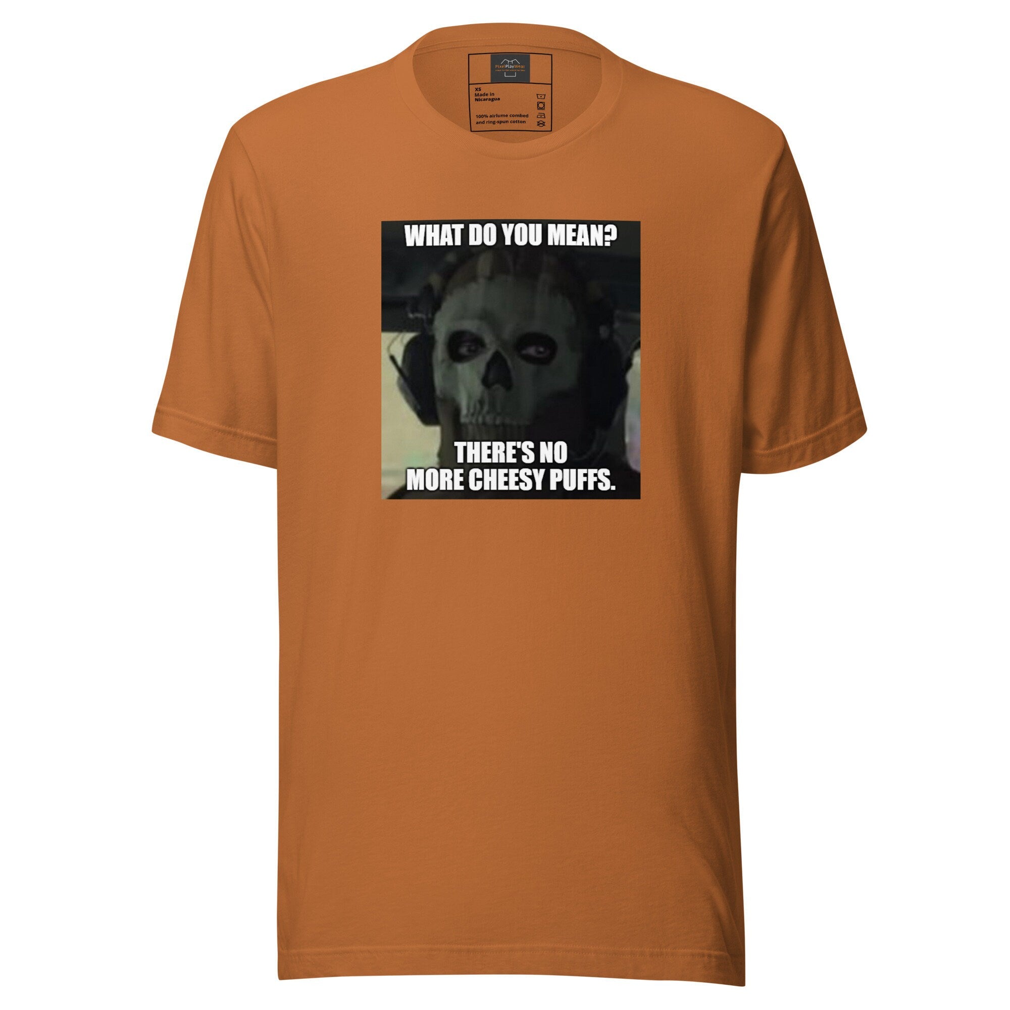 Call of Duty | MW2 Ghost's Gaze, "No More Cheesy Puffs", T-Shirt