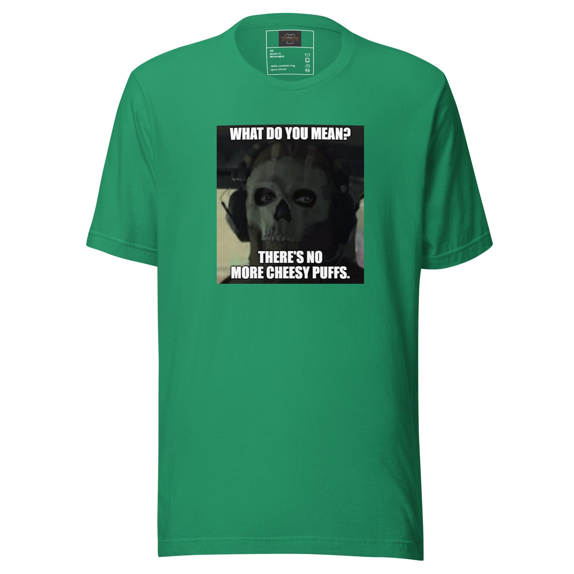 Call of Duty | MW2 Ghost's Gaze, "No More Cheesy Puffs", T-Shirt