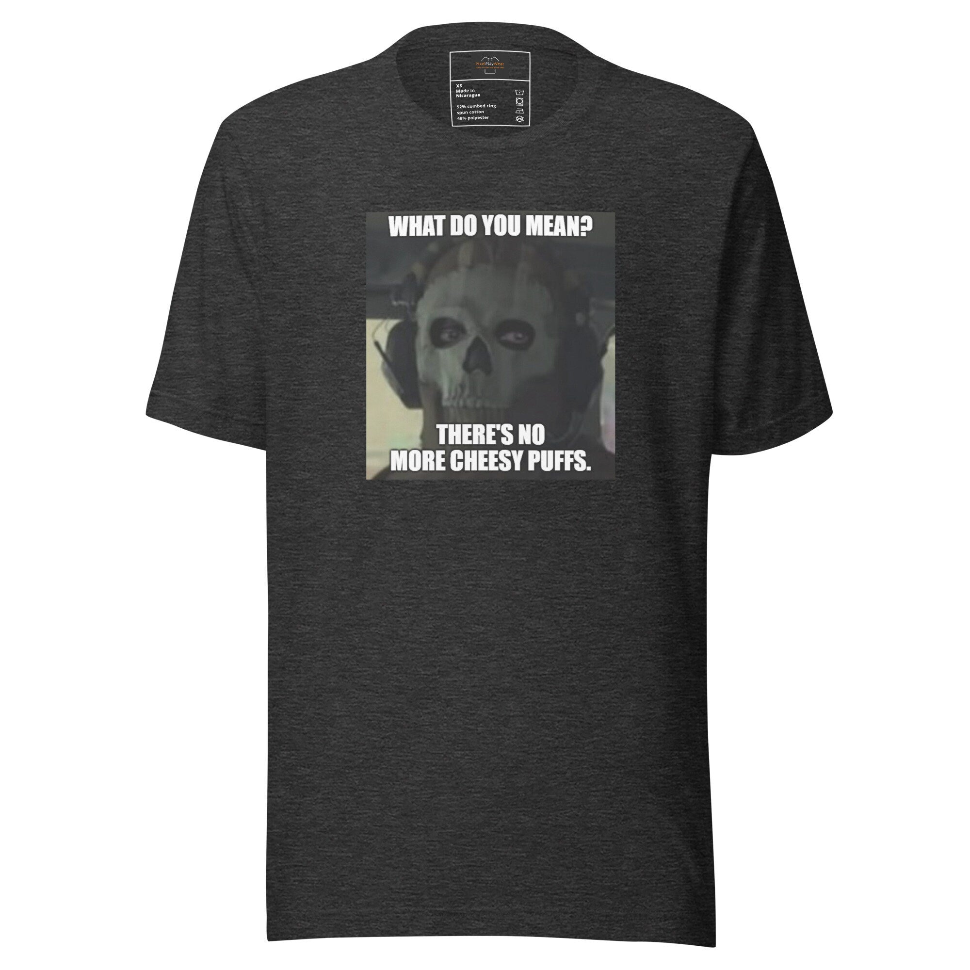 Call of Duty | MW2 Ghost's Gaze, "No More Cheesy Puffs", T-Shirt