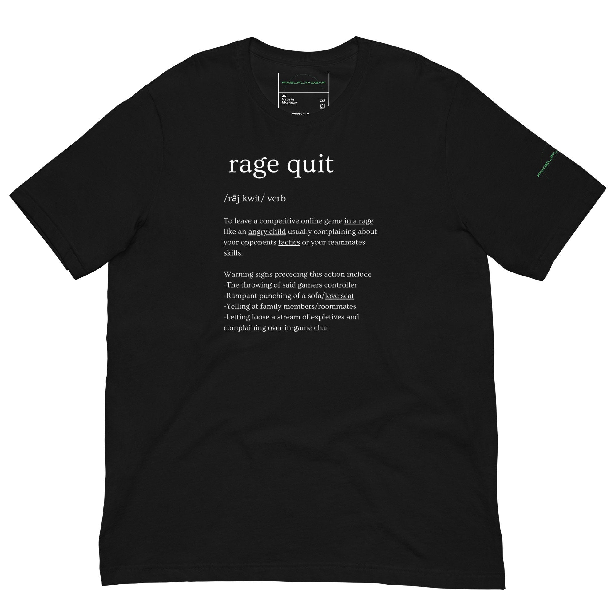 Rage Quit Definition T-Shirt